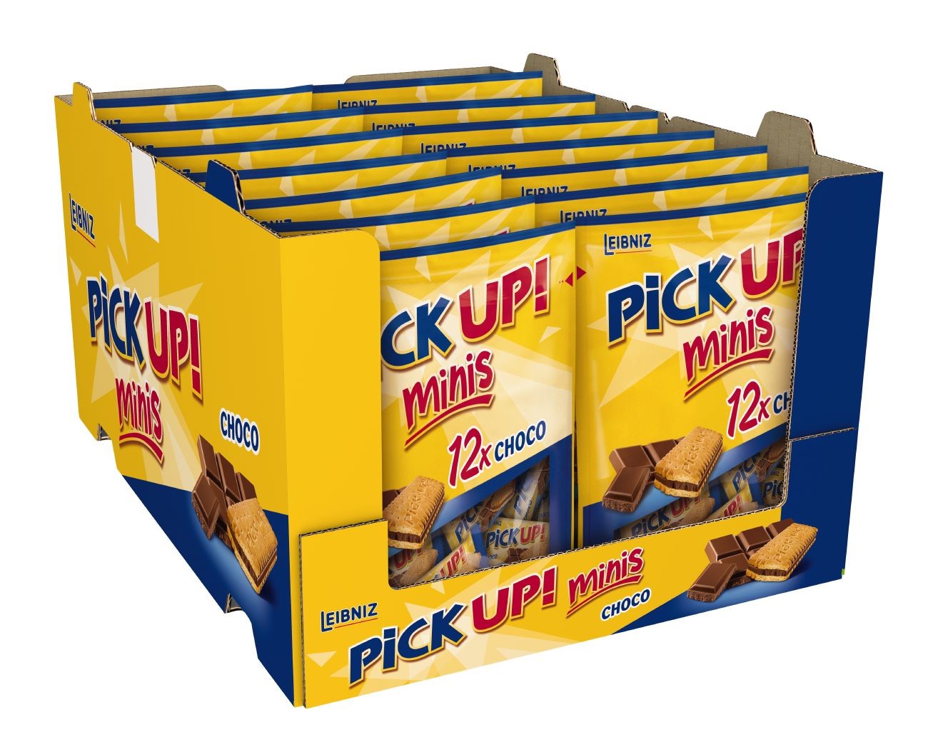 Bahlsen PiCK UP! Minis Original Mini-Keksriegel Inhalt: 14 Packungen á 12 Stück