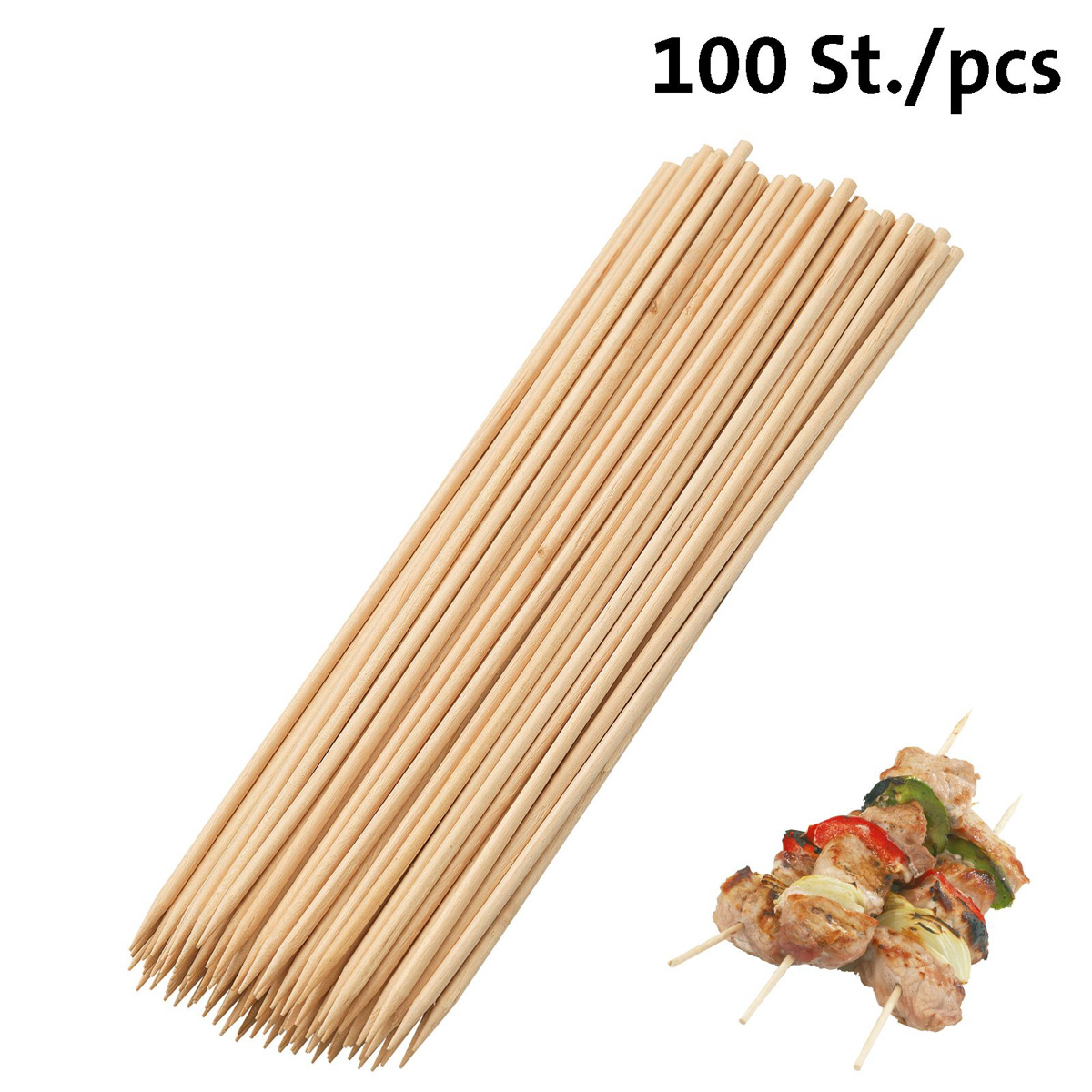 100 Schaschlikspieße »Woody«, 20 cm