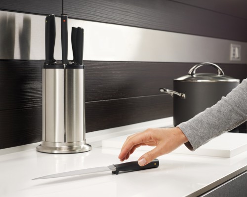 Joseph Joseph Elevate Steel Carousel - 6-teiliges Küchenhelfer-Set inkl. Karussell