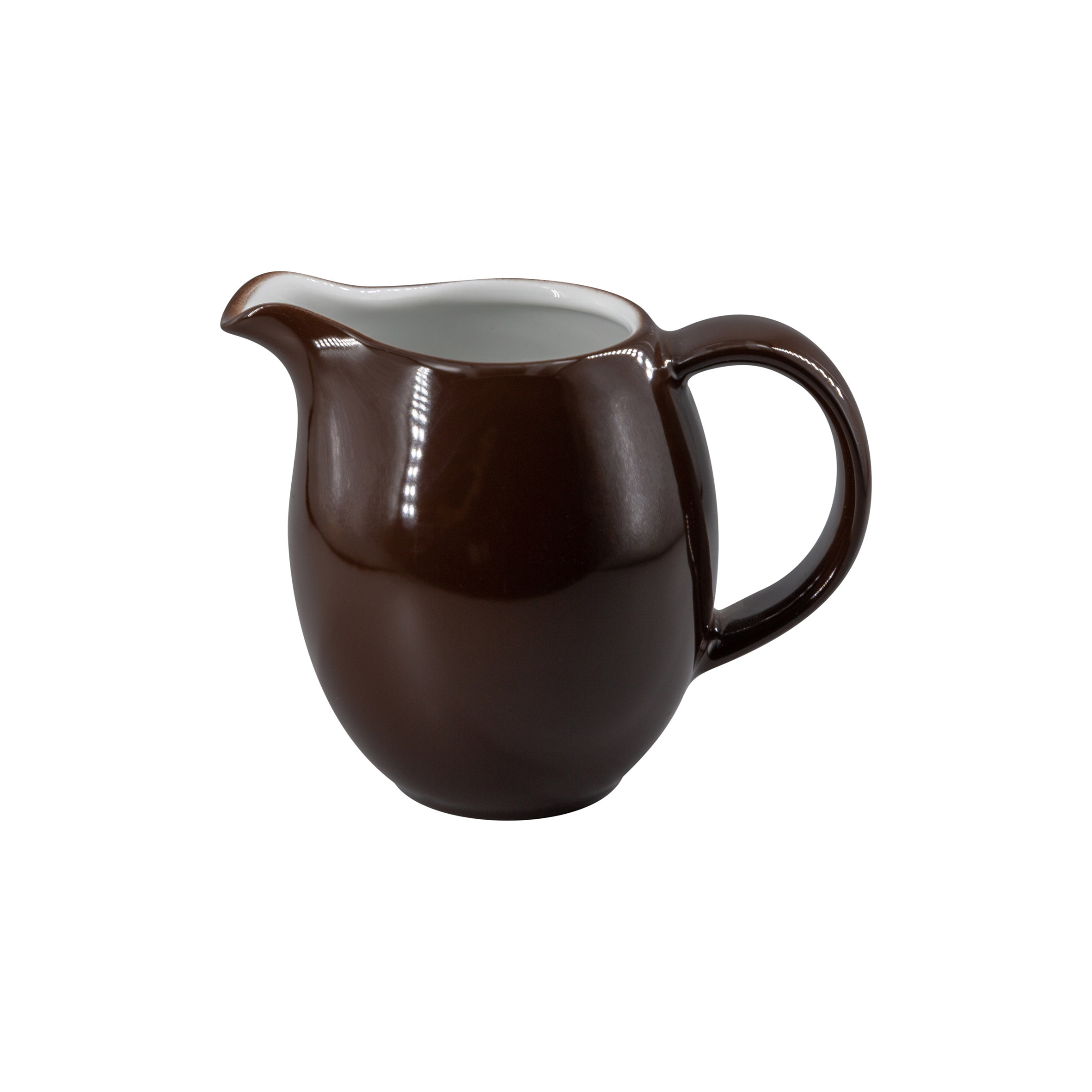 Sahnegießer COFFEESHOP 0,25 ltr., braun, aus Porzellan, von Eschenbach