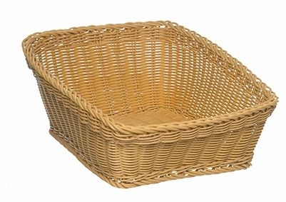 Systemkorb 50 x 40 cm, H: 25 / 14 cm Polypropylen, hellbeige -PROFI LINE- spülmaschinengeeignet bruchsicher stapelbar