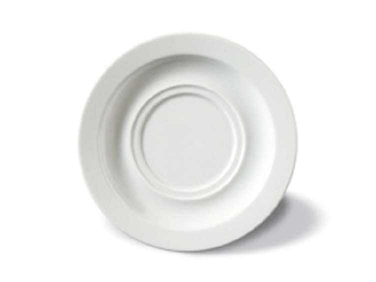 Espressountertasse ADRINA, Farbe: weiß, Durchmesser: 12 cm. stapelbar.