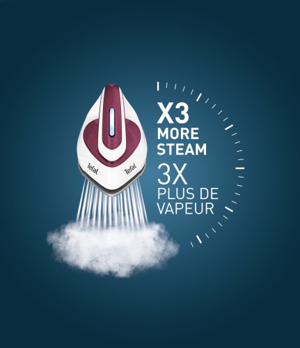 TEFAL EXPRESS ESSENTIAL Dampfbügelstation 5 Bar Pumpendruck Dauerdampf von 110 g/Min. Dampfstoß von 260 g/Min. 1,4 l  Wassertank SV6110E0