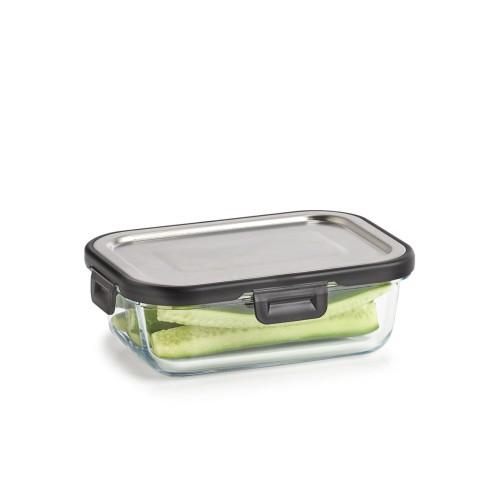 Vorratsbehälter, 600 ml, schwarz. Länge: 175 mm. Breite: 130 mm. Höhe: 60 mm