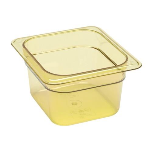 Cambro hitzebeständiger GN 1/6 Behälter 100mm. Ideal für Mikrowellen, Dampfgeräte und Chafing-Dishes. GN 1/6, 100mm