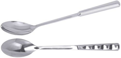 Servierlöffel Serie ERGONOM, aus Edelstahl 18/0, hochglänzend, ergonomisch profilierter Griff aus Edelstahl 18/10, fugenlos