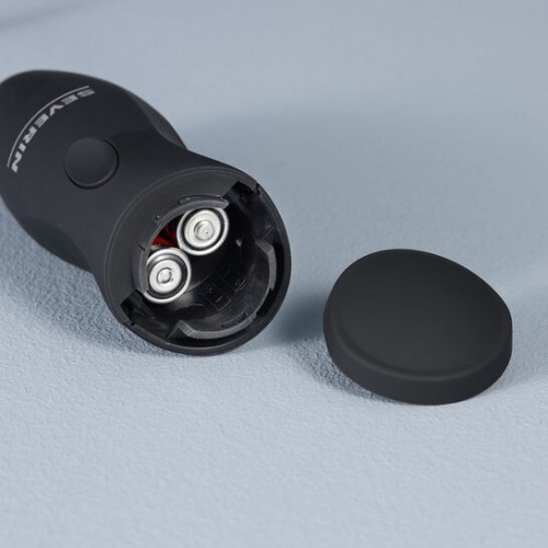 Severin Milchaufschäumer, Edelstahl Schaumschläger, max. Drehzahl ca. 11.500 U/Min., , inkl. 2 Batterien à 1,5 V