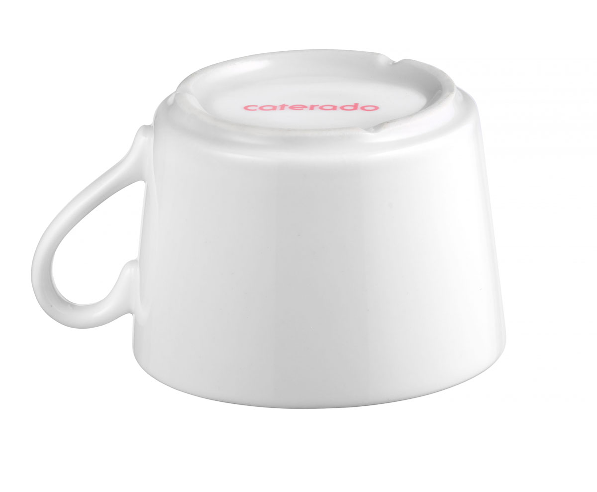 Kaffeeobertasse HEIKE, Inhalt: 0,20 ltr., weiss, ohne Untertasse, Caterado Porzellan.