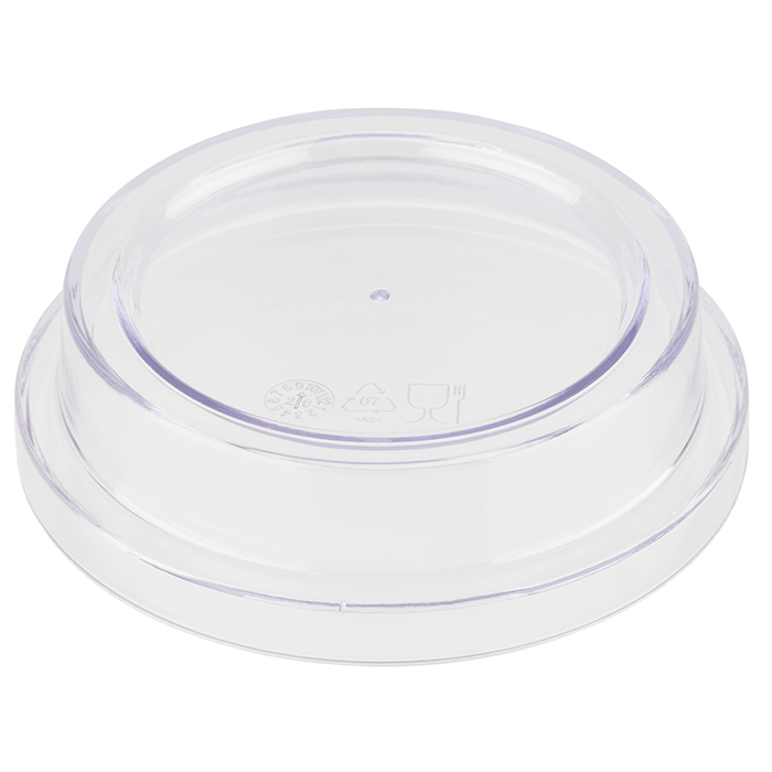 APS Deckel FRIDA, transparent, rund, Durchmesser: 9 cm, Höhe: 2,5 cm Material: SAN-Kunststoff