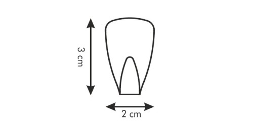 Haken, klein, selbstklebend PRESTO, 4 St.