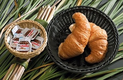 Korb, rund Ø 16 cm, H: 8 cm Polypropylen, schwarz -PROFI LINE- spülmaschinengeeignet bruchsicher stapelbar