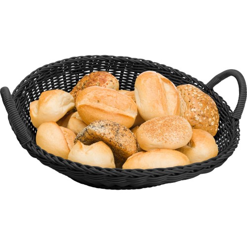 Westmark Korbschütte rund, Ø 42 x 18,5 cm, schwarz