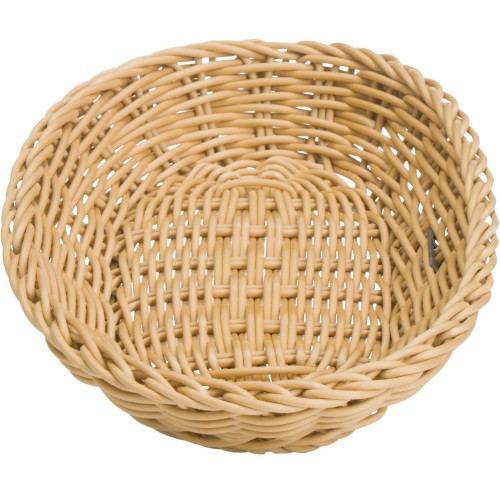 Westmark Tischkorb oval, 21 x 15 x 3,5 cm, hellbeige