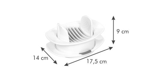 Tomaten-/Mozzarellaschneider HANDY Kunststoff, rostfreier Edelstahl Spülmaschinenfest