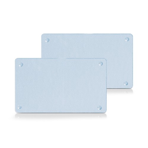 Zeller Glas-Schneidbrettchen 2er-Set, Größe: 25 x 15 x 0,5 cm