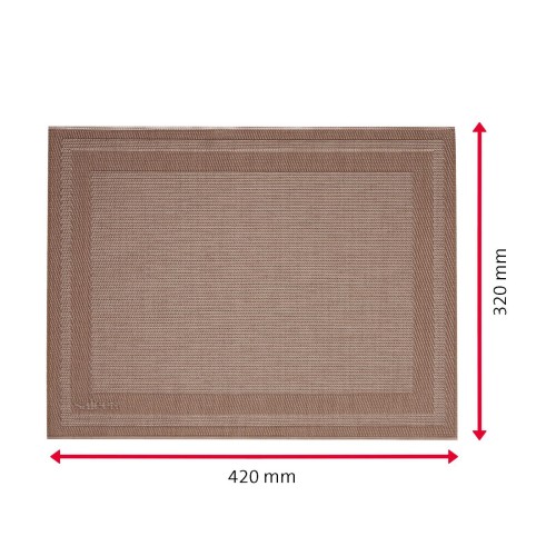 Westmark Tischset »Home«, 42 x 32 cm, braun/bronze