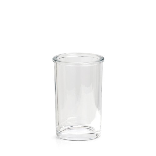 Zahnputzbecher "Clear", Glas. Ø: 74 mm. Höhe: 113 mm.