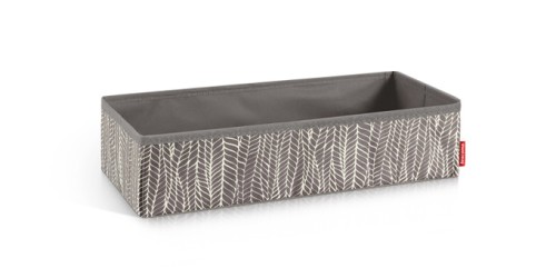 Kasten ohne Deckel FANCY HOME 40 x 18 x 10 cm, cappuccino