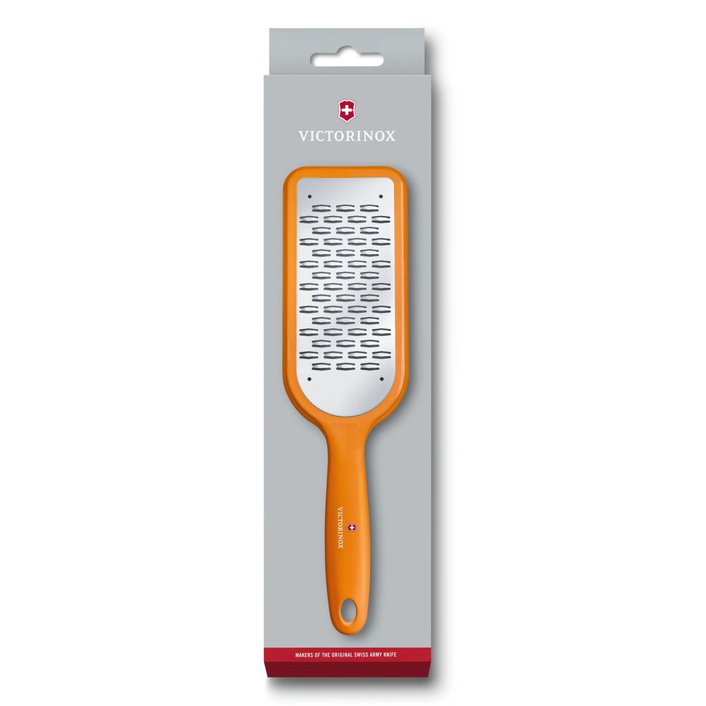 Victorinox Küchenreibe mit Brückenlochung, orange
