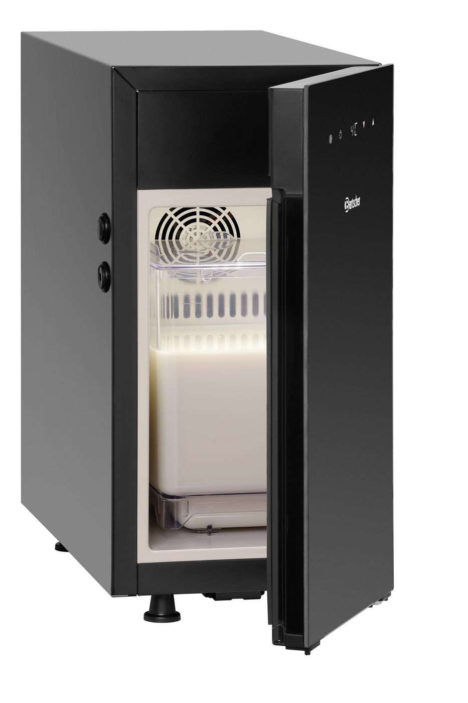 Bartscher Milchkühlschrank KV8,1L | Tauwasserverdunstung: Ja | Maße: 22,5 x 45 x 450 cm. Gewicht: 13,8 kg