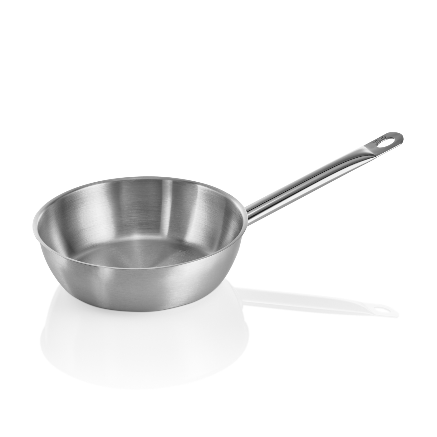 Sauteuse Cookware 21, Ø 20 cm, mit Schüttrand, Chromnickelstahl 18/10