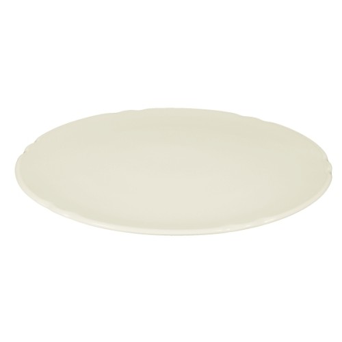 Seltmann Tortenplatte 30 cm, Form: Marieluise, Glasur: elfenbein, Dekor: 00003