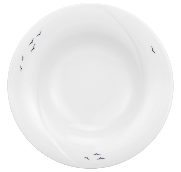 Seltmann Pastateller tief 27 cm, Form: Laguna, Dekor: 33374 Blaue Möwen
