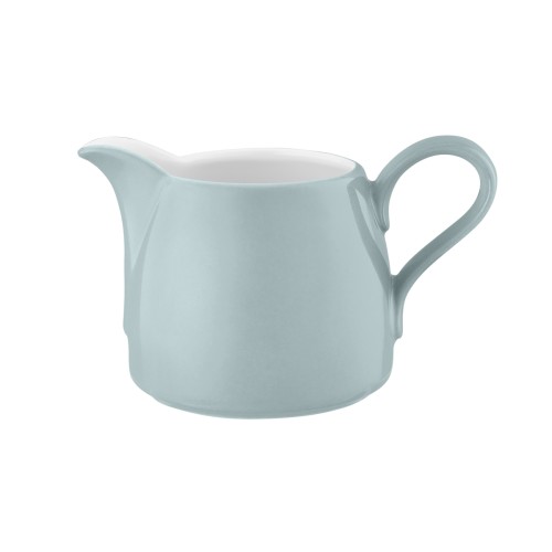 Seltmann Milchkännchen 0,26 l, rund, Form: Coup Fine Dining, Dekor: 57271 türkis, hohe Kantenschlagfestigkeit, Made in Germany