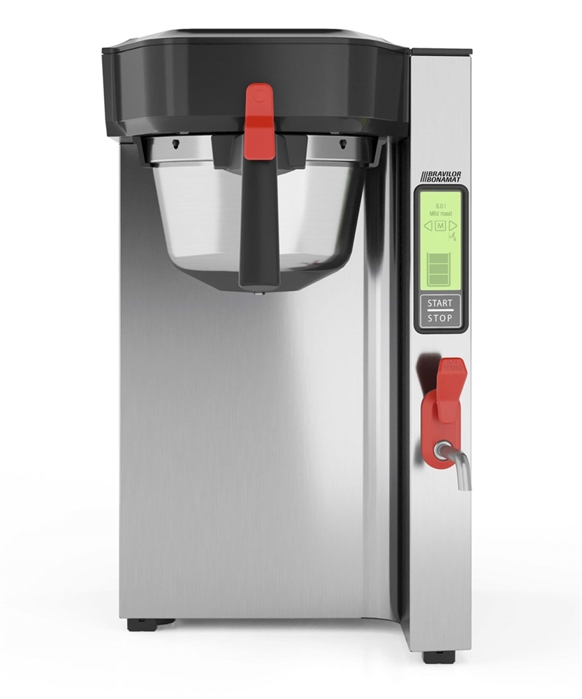 BONAMAT Filterkaffeemaschine Aurora Single Low (Aurora SGL) brüht Filterkaffee direkt in das Basisteil des Thermo-Dispenser