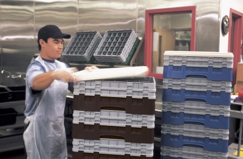 Basiskorb Camrack® mit 2 Extender von Cambro