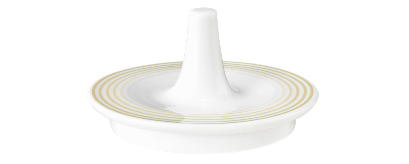 Seltmann Deckel zur Zuckerdose 0,27 l, Form: Blues, Dekor: 57719 Sandbeige