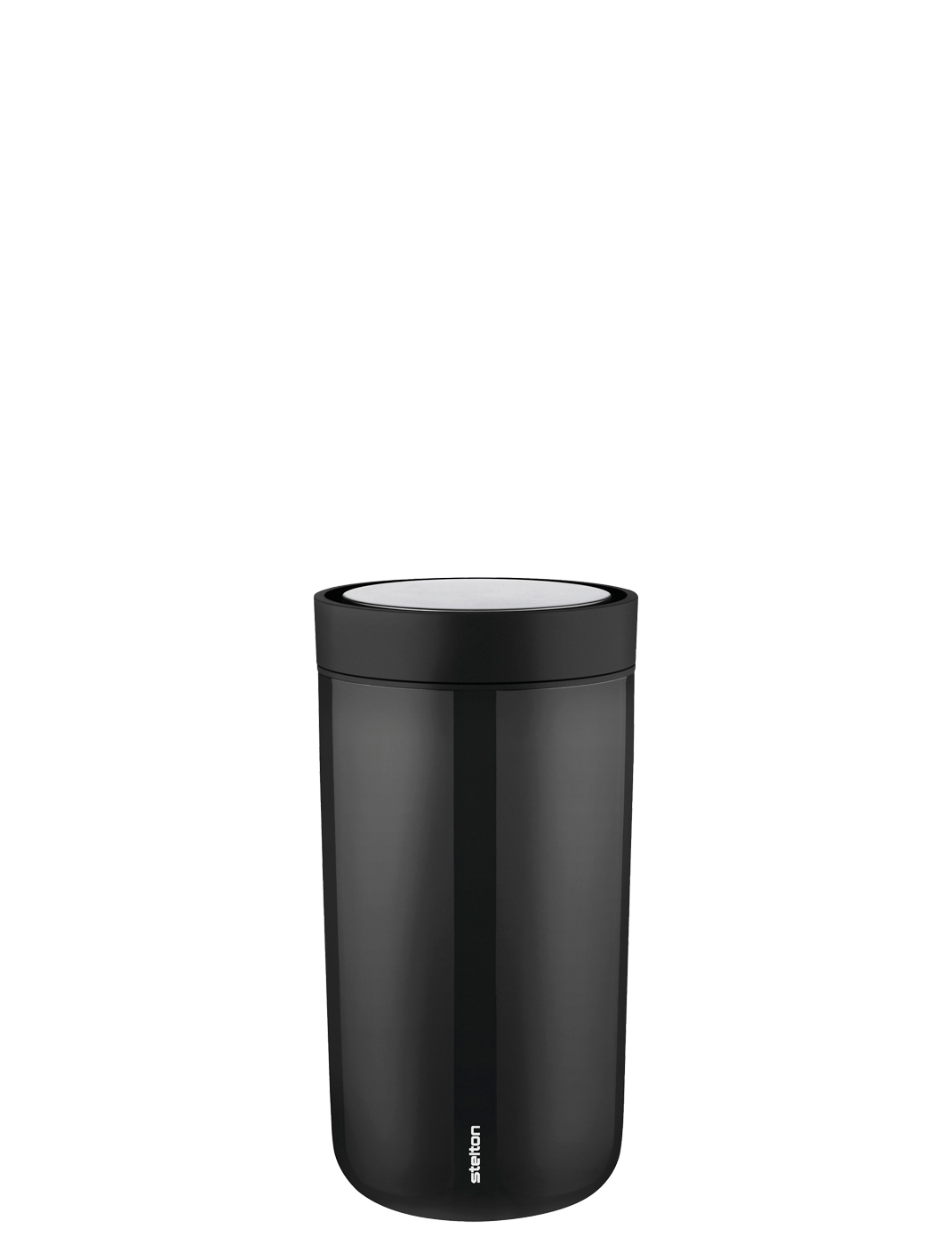 To Go Click Thermobecher 0.2 l. black - Maße: 7,2 x 7,2 x 14 cm - von Stelton