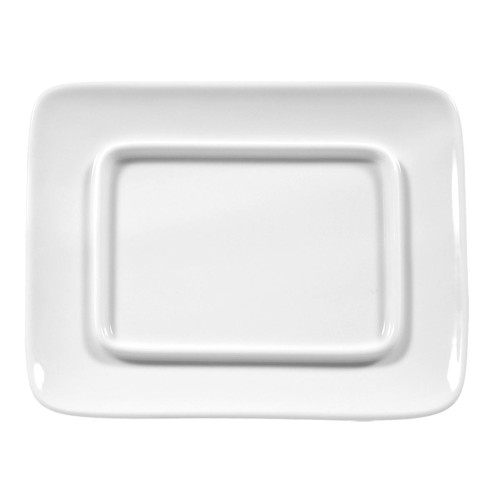 Seltmann Unterteil zur Butterdose 250 g, eckig, Form: Rondo/Liane, weiss, hohe Kantenschlagfestigkeit, Made in Germany