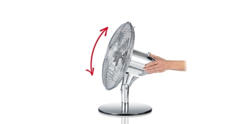 Tischventilator FANCY HOME ø 30 cm, verchromt