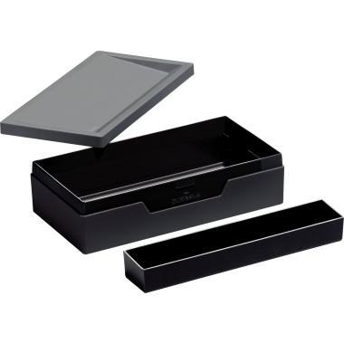 DURABLE Stiftschale VARICOLOR® JOB CASE 12,2 x 6,2 x 23,5 cm (B x H x T) ABS Kunststoff anthrazit 2 Fächer