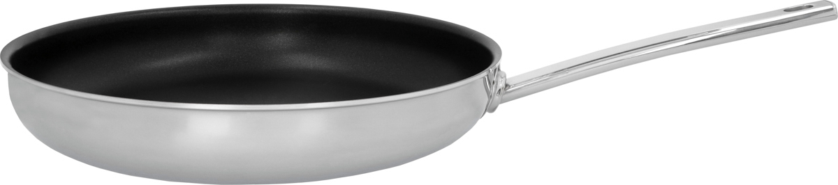Bratpfanne, 32 cm, 18/10 Edelstahl, rund, Serie: Ecoline 5. Marke: Demeyere