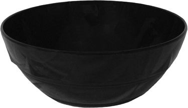 Roltex Schüssel mit 12 cm Durchmesser und 350 ml Füllvermögen, schwarz