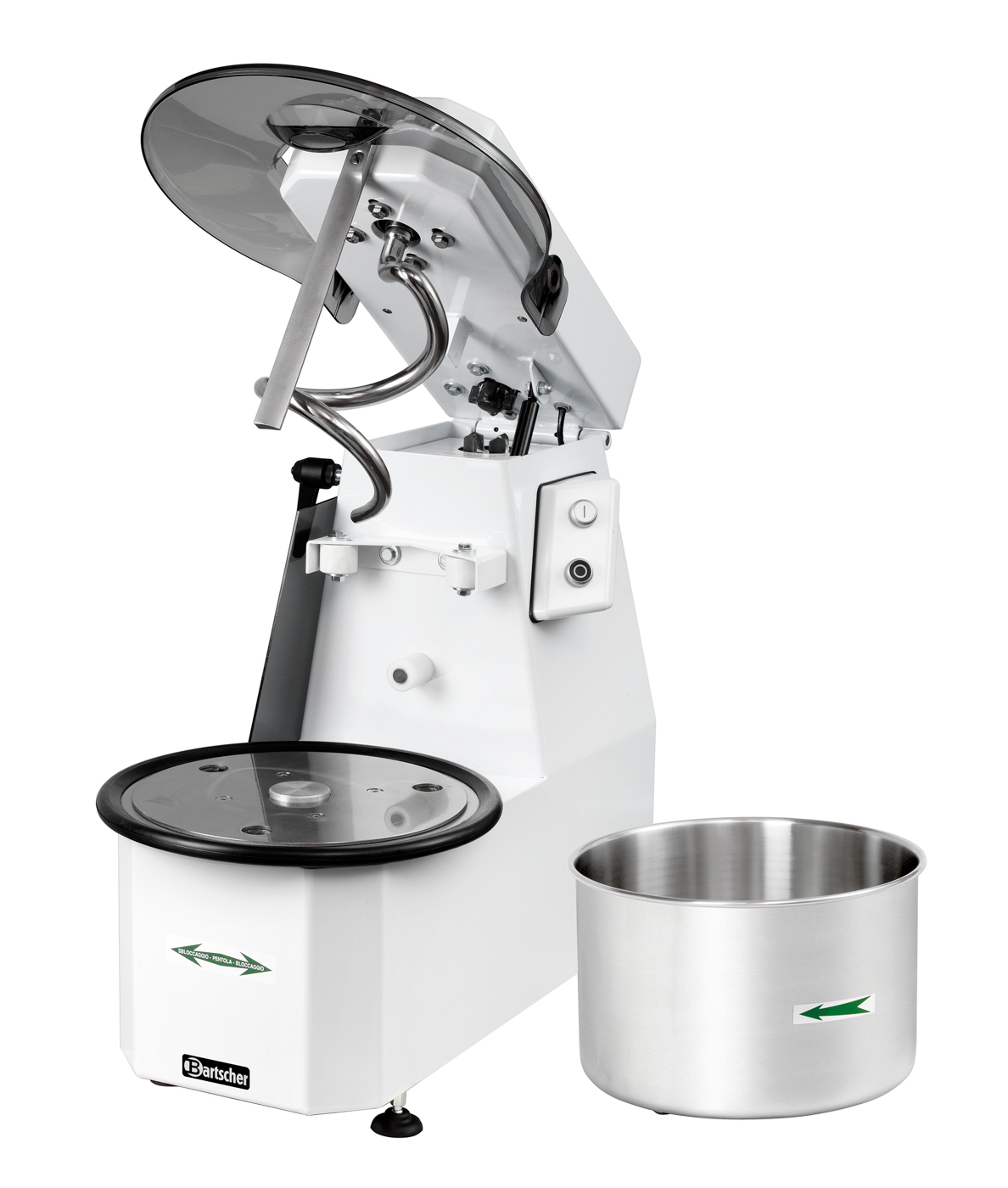 Bartscher Teigknetmaschine 12kg/16L AS |Digital-Anzeige: Nein | Maße: 35 x 65 x 62,0 cm.Gewicht: 65 kg