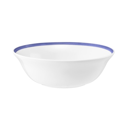 Seltmann Schüssel rund 21 cm, rund, Form: Community, Dekor: 57395 Pinselband 3, hohe Kantenschlagfestigkeit, Made in Germany