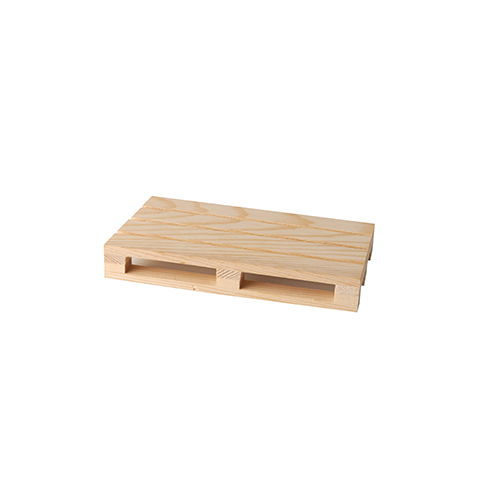3 Trays für Fingerfood, Holz 2 cm x 8 cm x 13 cm von PAPSTAR