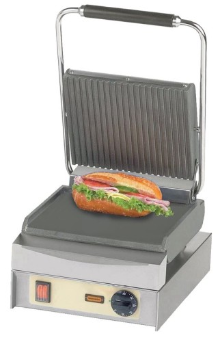NEUMÄRKER Eco Panini Master - oben geriffelt/unten glatt ohne Digitaltimer 290x360x240 mm