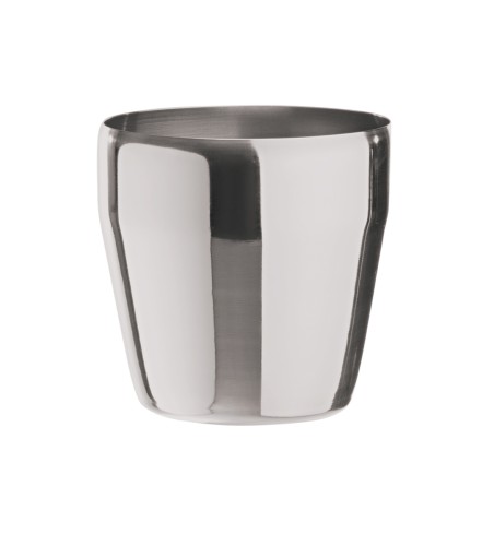 Eiseimer. Chromnickelstahl. Durchmesser oben 13 cm.