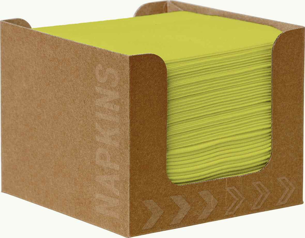DUNI Dunisoft-Serviettenbox 20 x 20 cm, kiwi