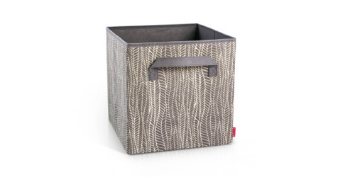 Kasten ohne Deckel FANCY HOME 30 x 30 x 30 cm, cappuccino