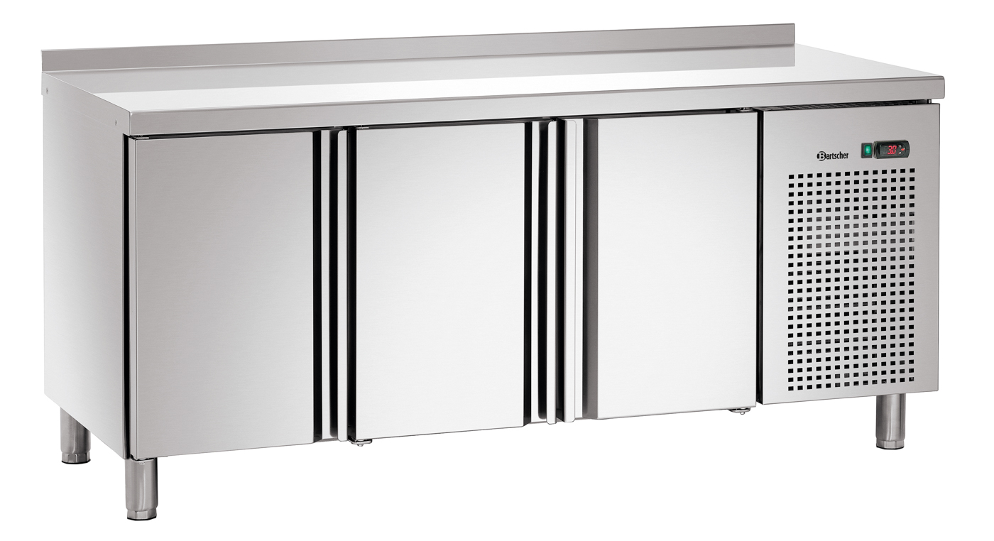 Bartscher Kühltisch T3 MA | Temperaturbereich bis: 10 °C | Maße: 179,2 x 70 x 850 cm. Gewicht: 112 kg