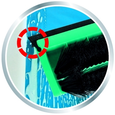 Leifheit Fensterwischer mit Bürste