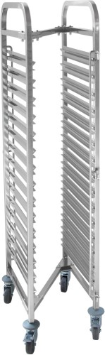 HENDI Regalwagen zusammenschiebbar - 15 x GN 1/1 - Maße: 380x550x (H)1700 mm