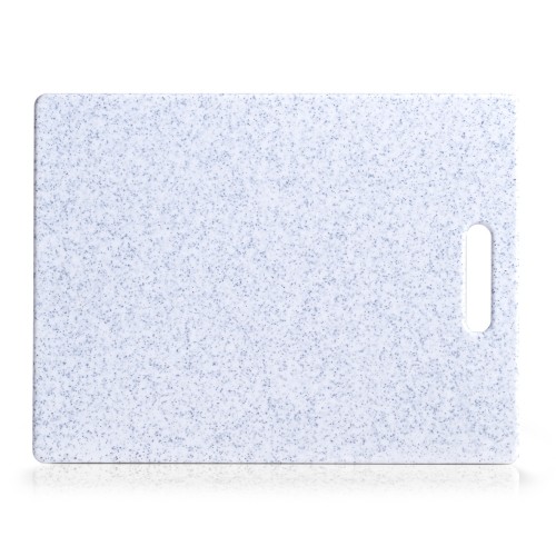 Schneidebrett, PP, 36,5x27,5x0,8 cm. Farbe: hellgrau. Schlicht und modern zugleich ist unser Schneidebrett in Granitoptik. Das Schneidebrett