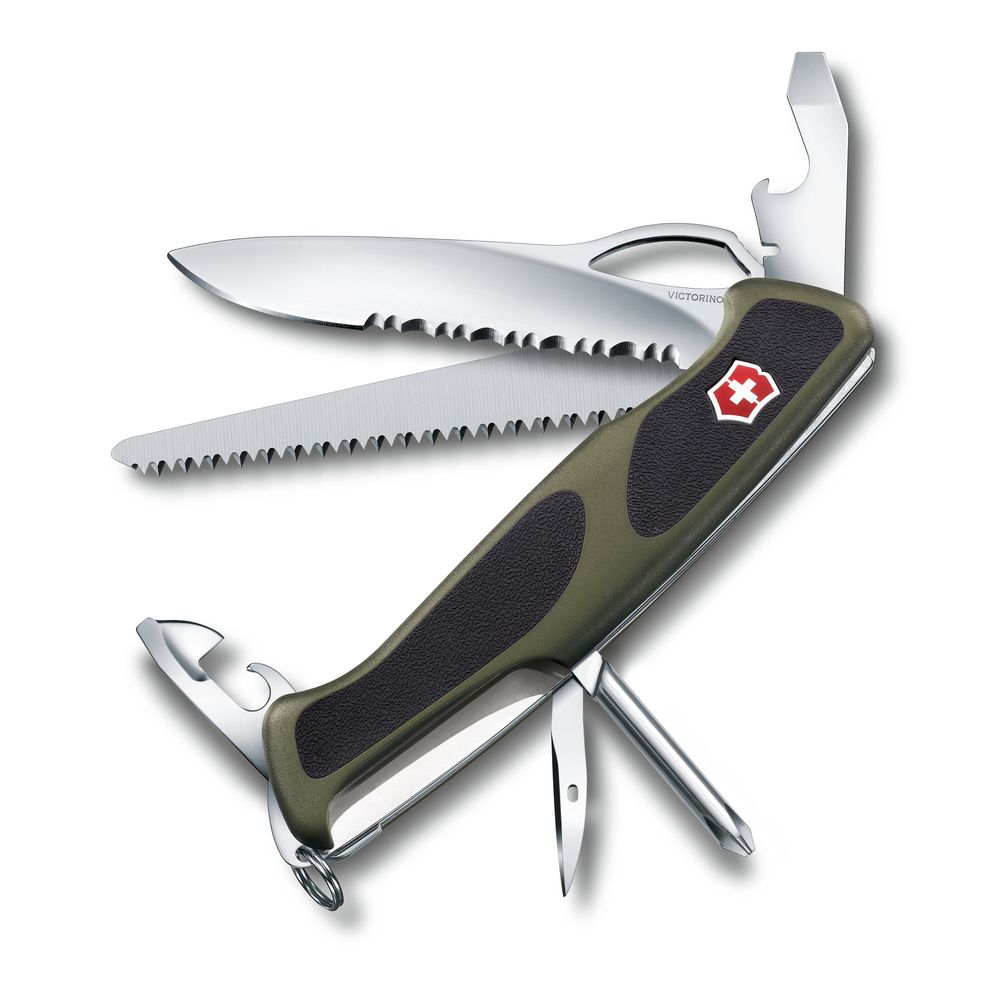 Victorinox RangerGrip Taschenmesser 178, 130mm, TASCHENMESSERhalen, oliv/schwarz