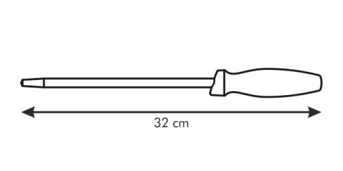 Wetzstahl HOME PROFI, 22 cm